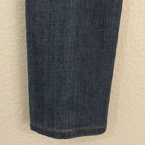 Mango MNG Bianca Jeans Straight Medium Wash Size 4 Low Rise - Picture 5 of 15